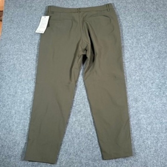 Lululemon Commission Pant Slim Asia‎ Fit Olive Green Men's Size 36x27 NWT Golf - Picture 2 of 13